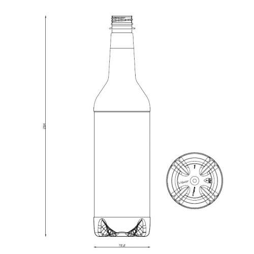<h4>Bottle Liquor 750ml<br><small>Neck size: 28mm / Screw type: 1881</small></h4> preview image 0