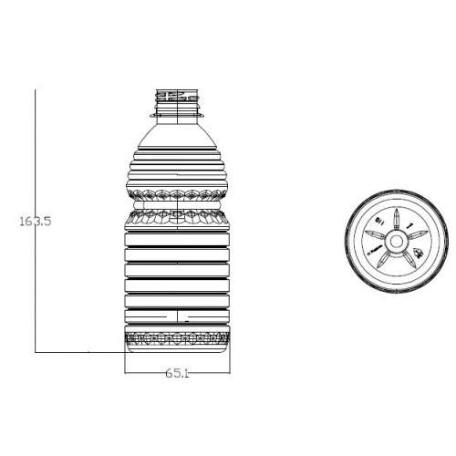 <h4>Bottle Oil 375ml<br><small>Neck size: 28mm / Screw type: 1881</small></h4> preview image 0