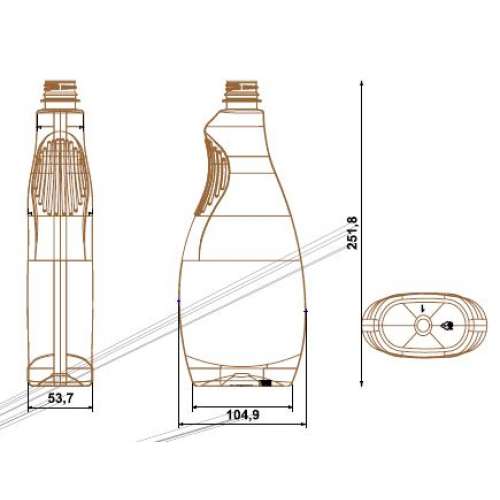 <h4>Bottle Spray 750ml<br><small>Neck size: 28mm / Screw type: 1881</small></h4> preview image 0