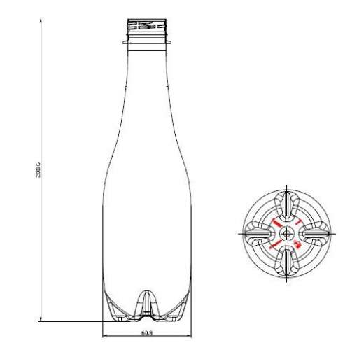<h4>Bottle Tower 330ml<br><small>Neck size: 28mm / Screw type: 1881</small></h4> preview image 0